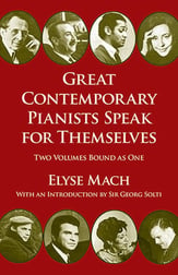 Great Contemporary Pianists Speak for Themselves book cover